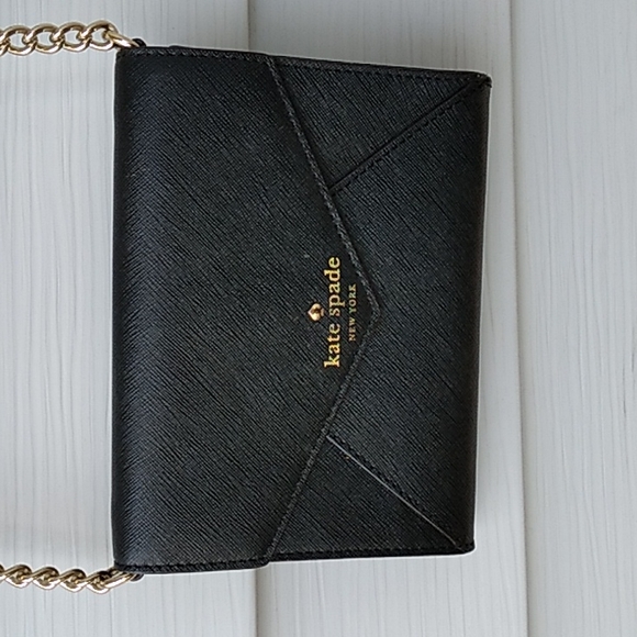 kate spade Handbags - Kate Spade Black Handbag with Chain Handle, Excellent Condition